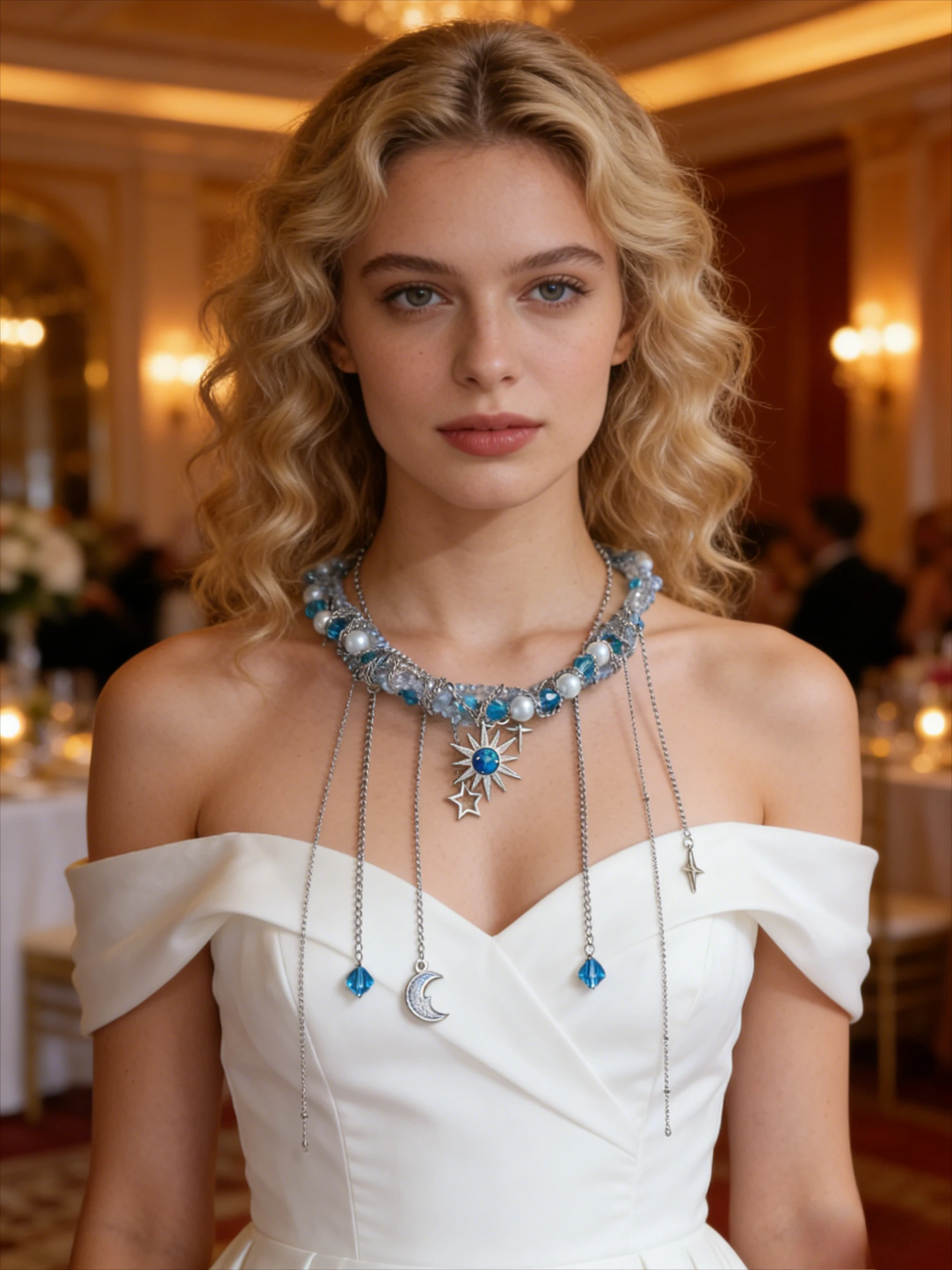 

New Design Retro Stainless Steel Chain Ladies Necklace Pearl Shape Pendant Jewelry, Ladies Jewelry