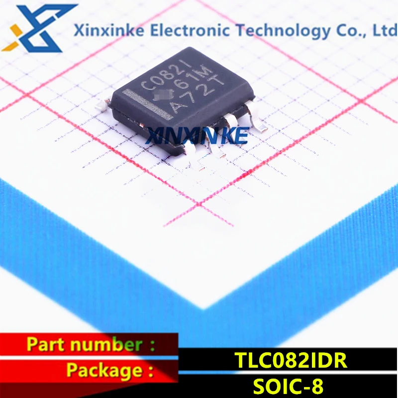 5PCS TLC082IDR C082I SOIC-8 TL082CDR Operational Amplifiers - Op Amps Dual Wide Bandwidth Hi-Output Sngl Sply Brand New Original