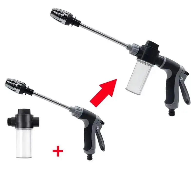 AA51 Multifunctional Water Gun For Car Washing-Garden Nozzle High Pressure Pipe Cleaning Tool For Vehicles And Plants