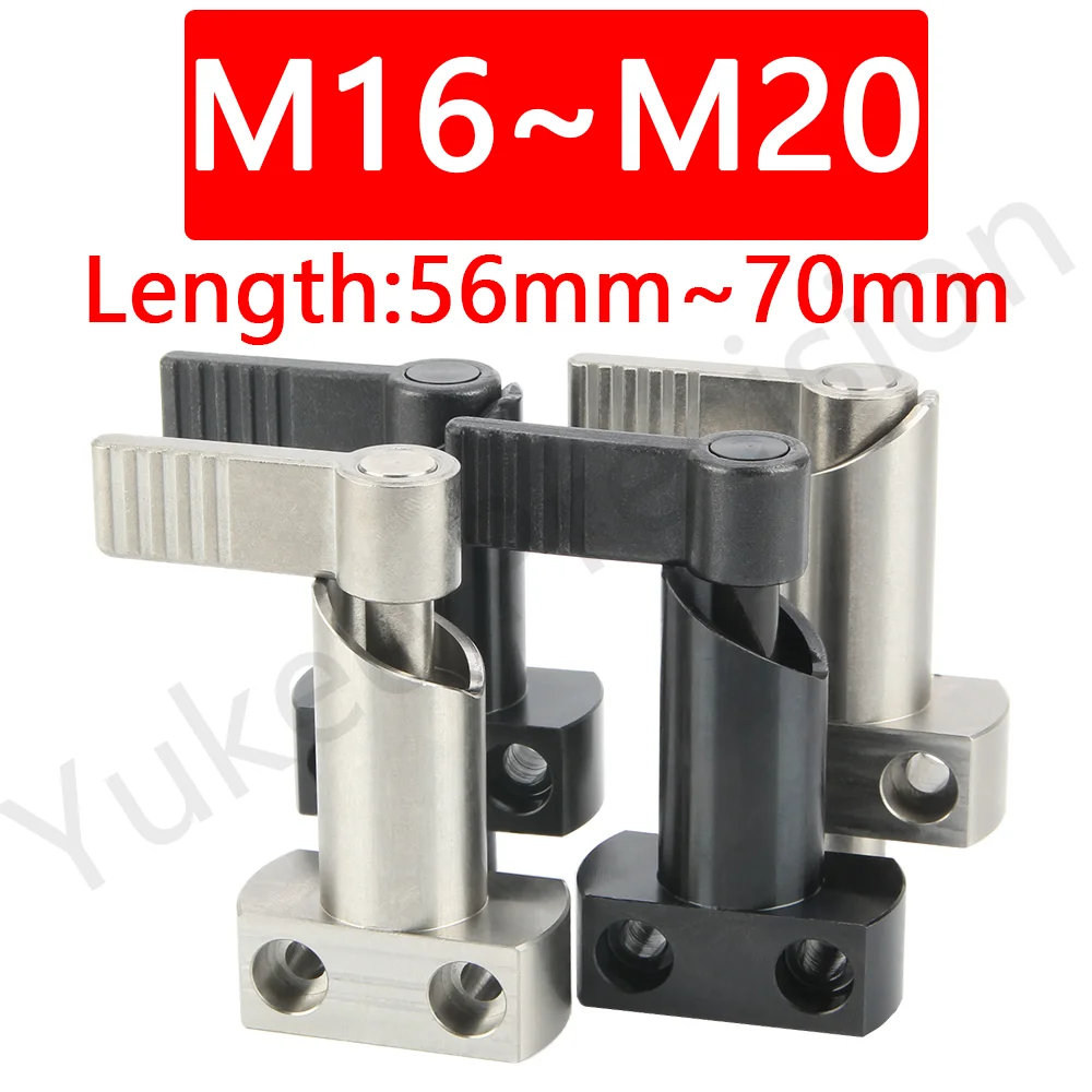 

YK226.1 Quick Release L-Handle Carbon Steel Pin Hand-Retractable Indexing Plunger Lock-Out Spring Plunger With Mounting Flange