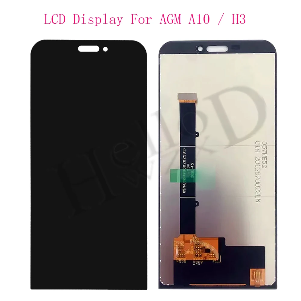 For AGM A10 LCD Screen For AGM H3 LCD Display Touch Screen Digitizer Assembly Replacement