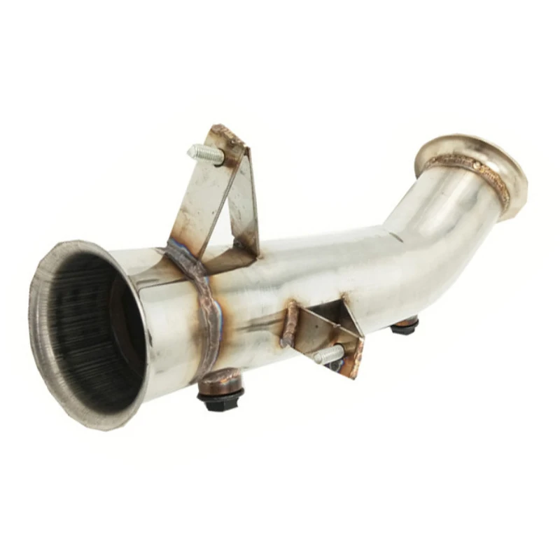 High flow Pipes Exhaust Pipes branch downpipe Exhaust Pipe with catalyst for BMW 335i 335ix M135i N55 F30 F20 F21 12-13 stainle