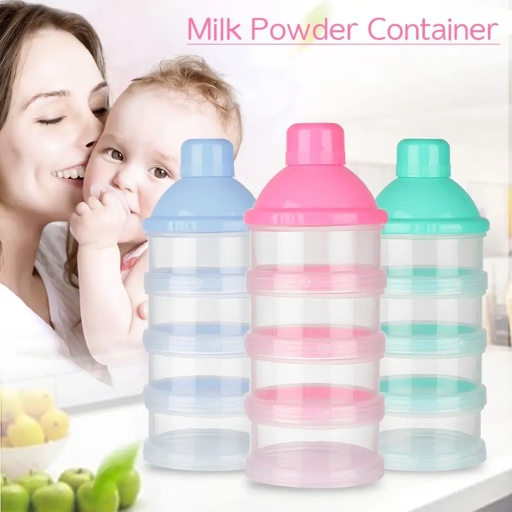 Travel Infant Feeding Formula dispenser  milk bottle food storage box milk powder container