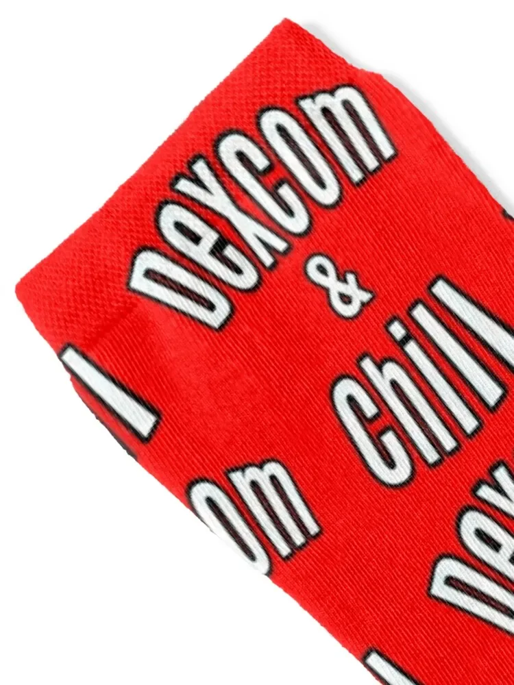 Dexcom & Chill Socks funny gifts anime funny sock Socks Ladies Men's