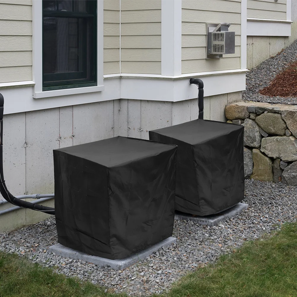 

Air Condition Unit Cover Premium Polyester Adjustable Telescopic Cord Rainproof Dustproof Outdoor Protective Cover Uv Sunproof