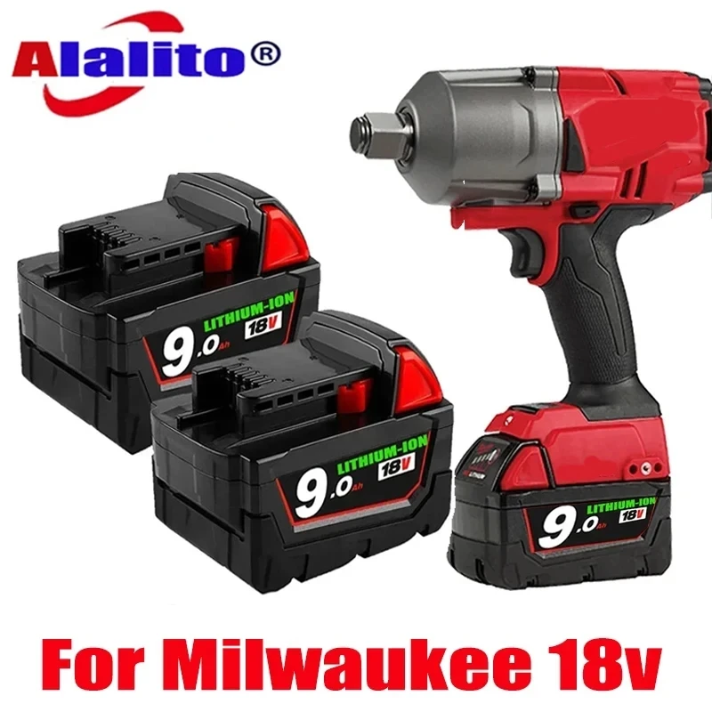 

Оригинальный сменный литий-ионный аккумулятор 18 в 1815 Ач для Milwaukee M18, аккумуляторы для электроинструментов 48-11-1850 48-11-1860 48-11-Z50