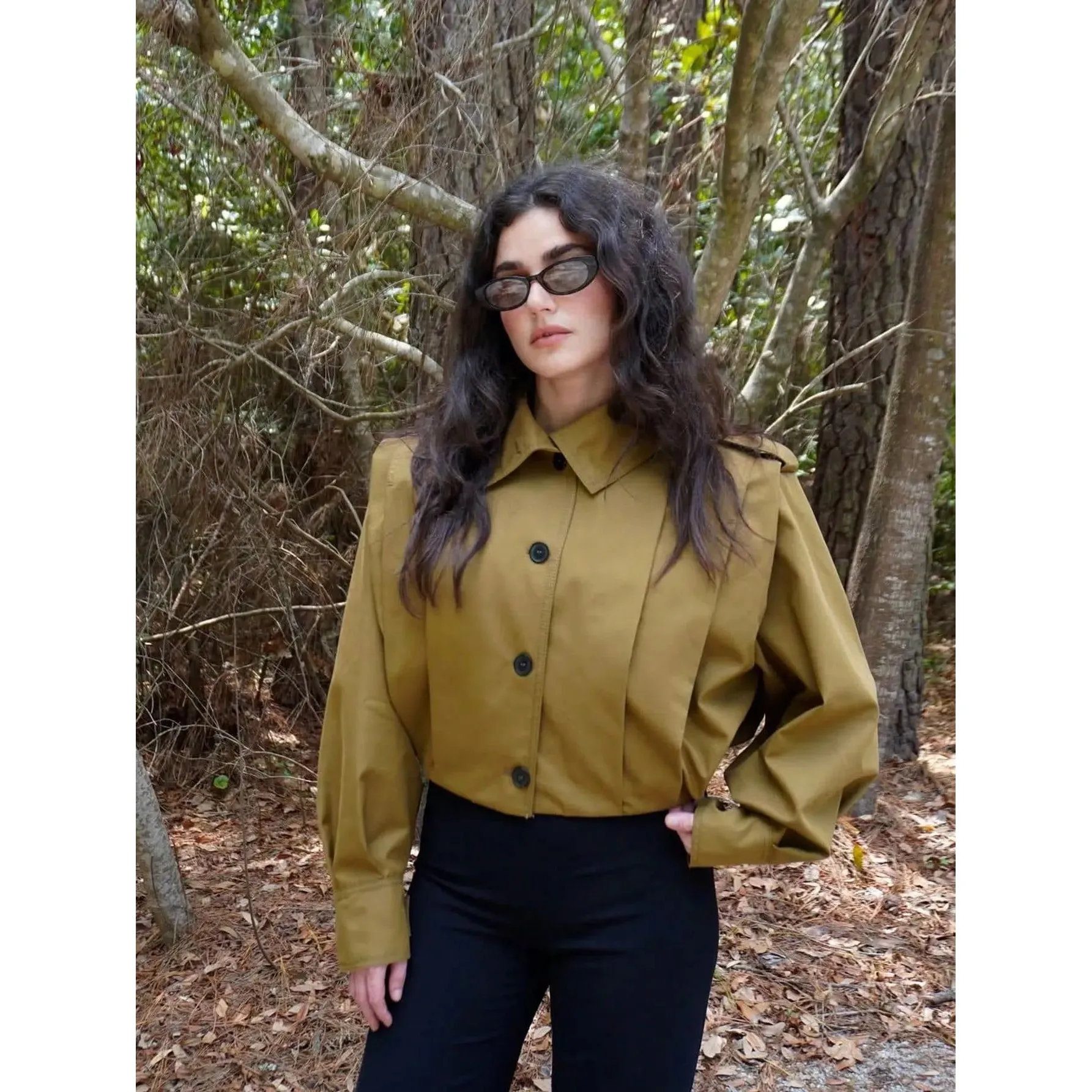 

Укороченный свитер-пальто в стиле стритвир с отложным воротником и однобортной застежкой для женщин, коллекция Cleanfit Sle Winter, модный женский свитер