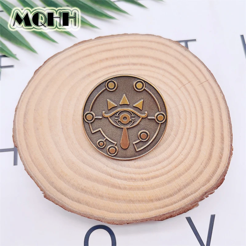 Creative Retro Round Tear Enamel Pins Game Surrounding Bronze Alloy Brooch Badge Punk Jewelry Accessories Gift