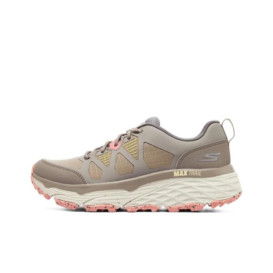 Skechers Max Cushioning Running Shoes Women's Low Top Umber 129151C-TPPC
