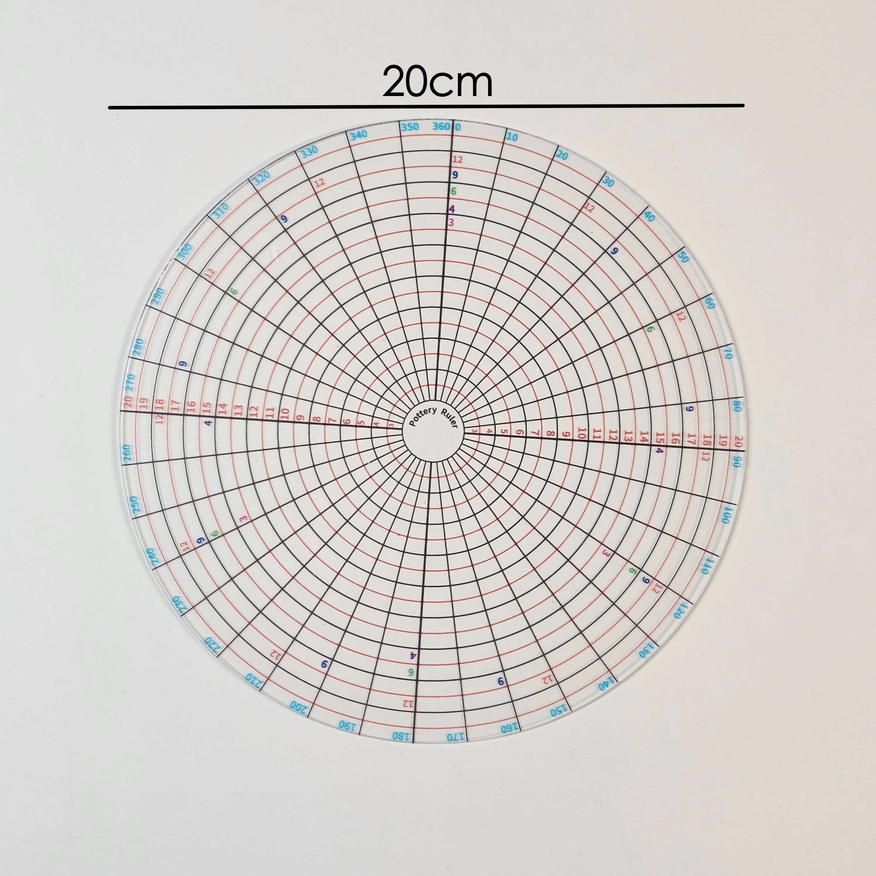 Ceramic Pottery Dividing Ruler, Drawing Tool, 360-Degree Full-Circle Dividing Ruler, Multi-Functional Equalizer, Drawing Measuring Tool, Divider, Circle Divider