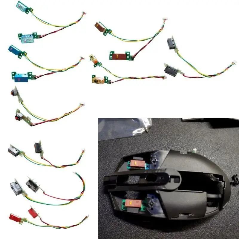 Papan kunci mouse las y1ub untuk G304 G305 Mouse Microswitches Tombol Penggantian Papan