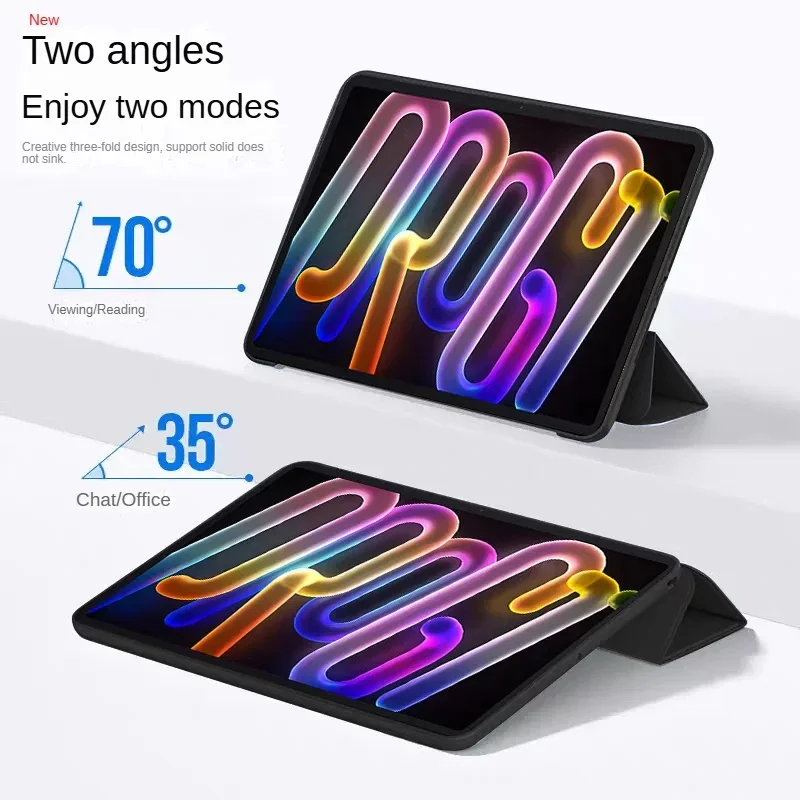 

For Lenovo Xiaoxin Pad Pro GT 11.1 Case 2025 Trifold PU Leaher Soft Back Stand Tablet Funda For Xiaoxin Pad Pro GT Case TB710FU