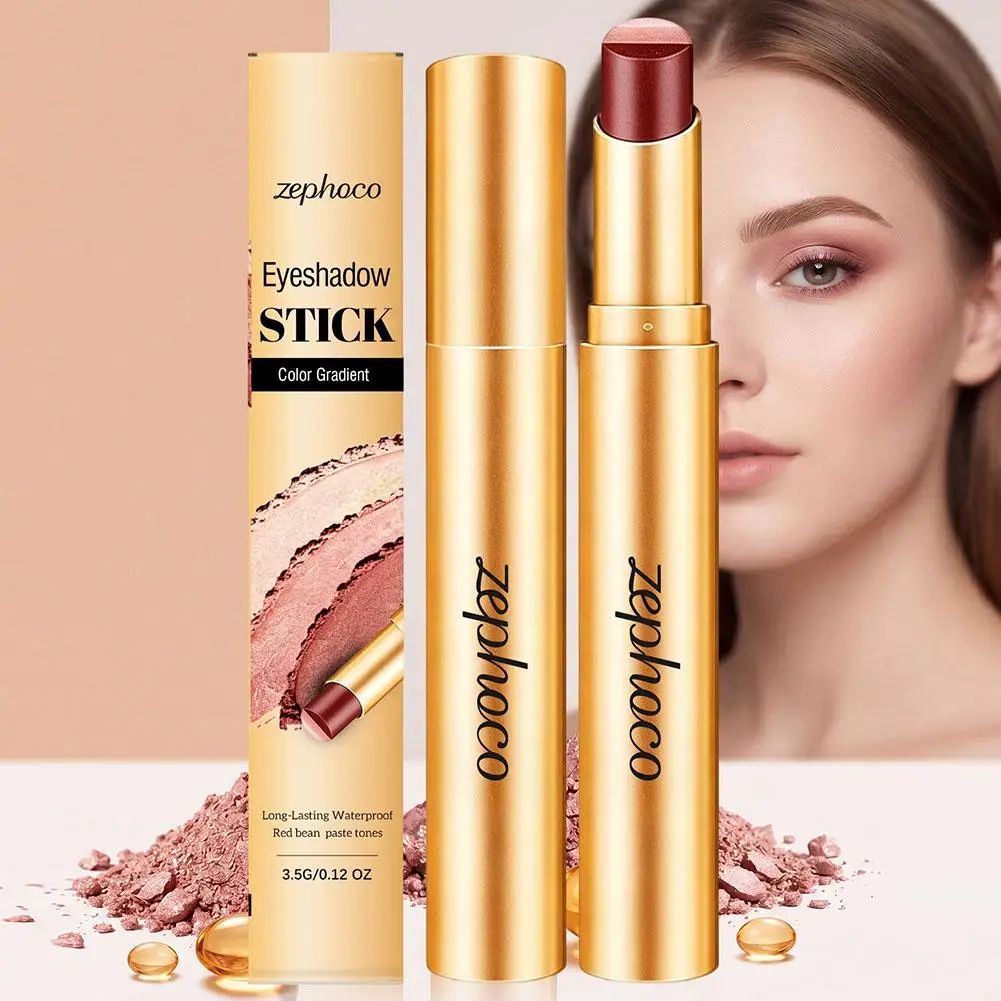 Crayon à paupières scintillant, fard à paupières tricolore, crayon de maquillage pour les yeux, crayon à paupières scintillant pour femmes