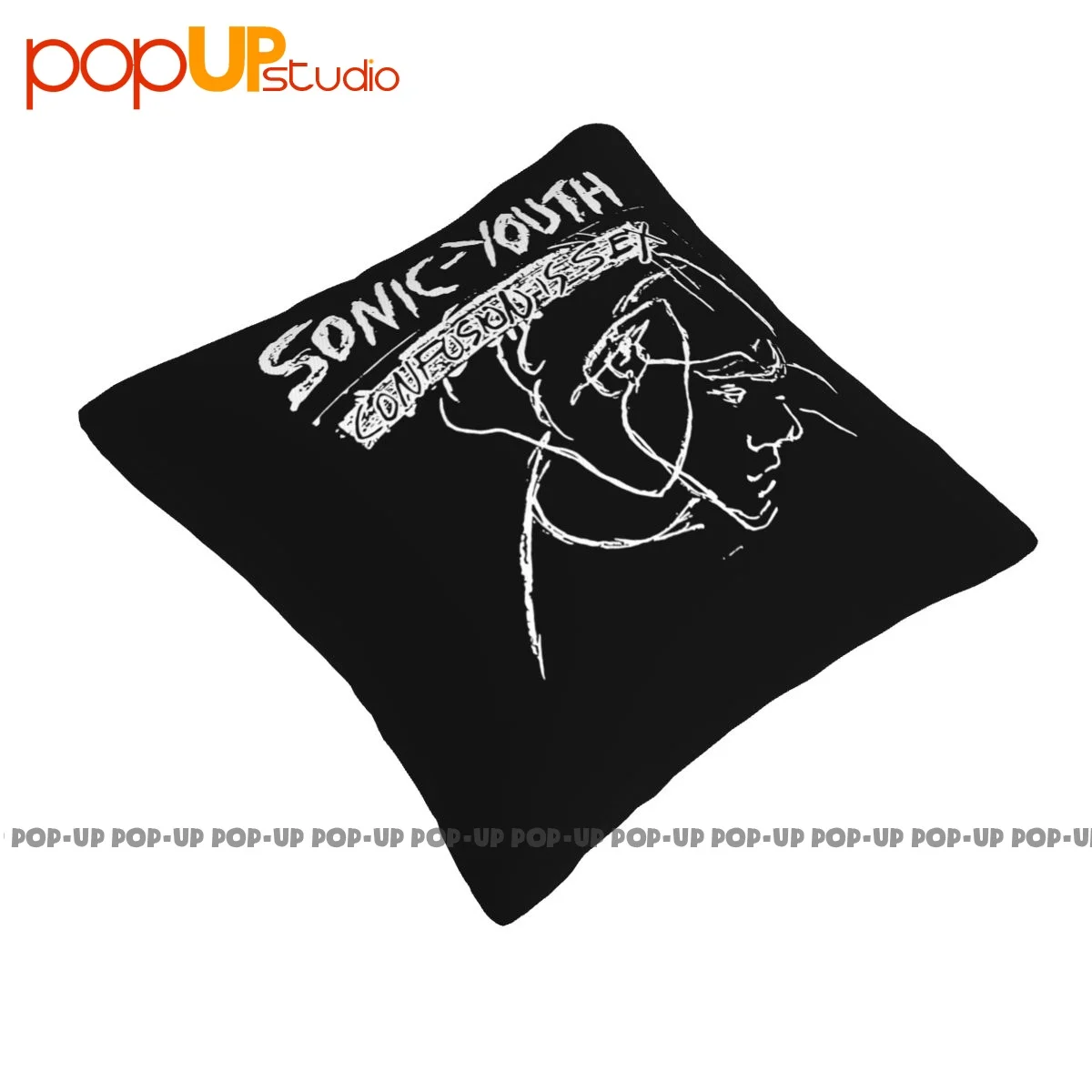 Funky Sonic Youth Confusion Is Sex Punk Thurston Moore Kurt Cobain Pillowcase Throw Pillow Cover Thickened