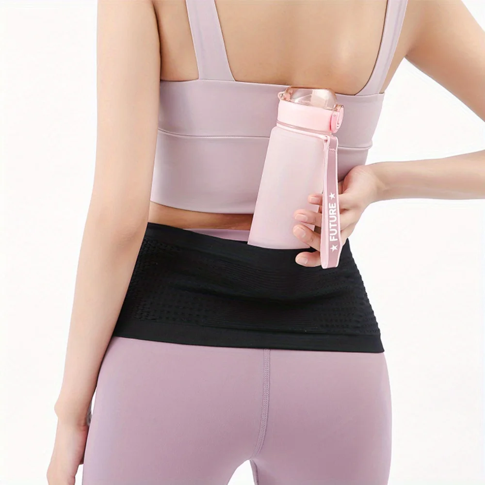 

Идеальный пояс для бега, незаметная поясная сумка, держатель для телефона и влагоотводящая сумка для хранения, идеально подходит для прогулок.