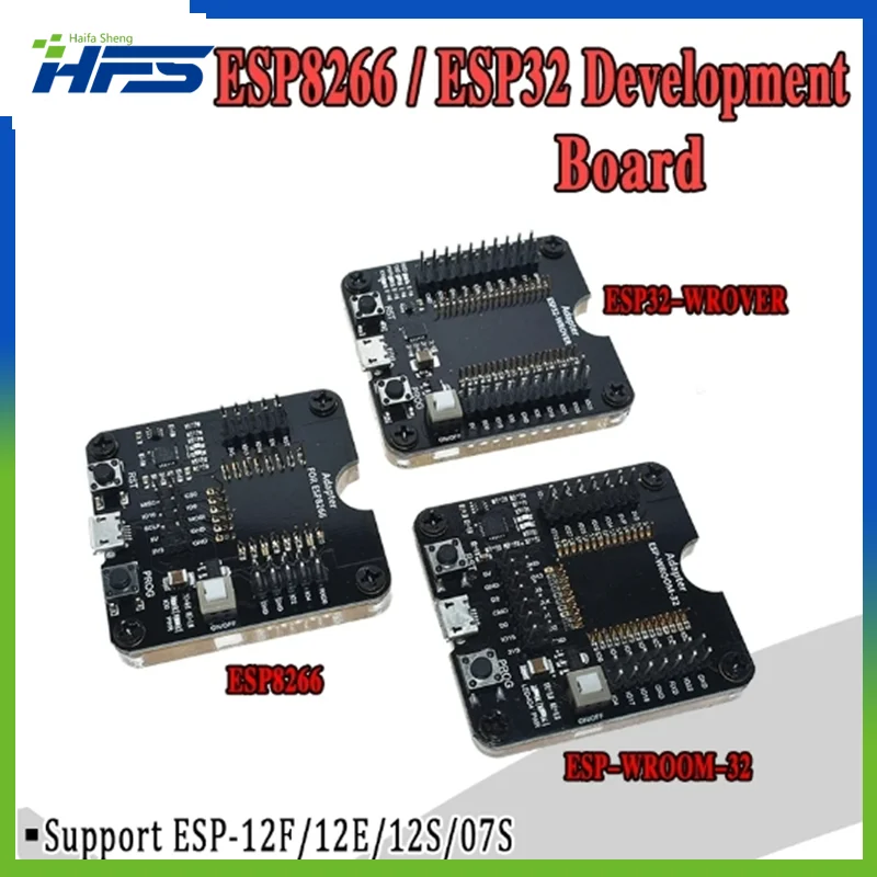 ESP8266 ESP32 ESP-WROOM-32 ESP32-WROVER Development Board Test Burning Fixture Tool Downloader for ESP-12F ESP-07S ESP-12S