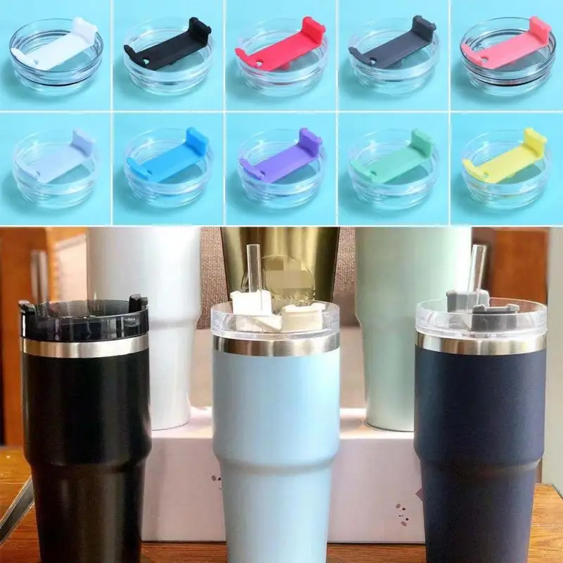 40Oz Sealing Bottle Cover Splash Spill Proof Plain Plastic Lids for Tumbler Cup Replacement Multicolor Bottle Accessories