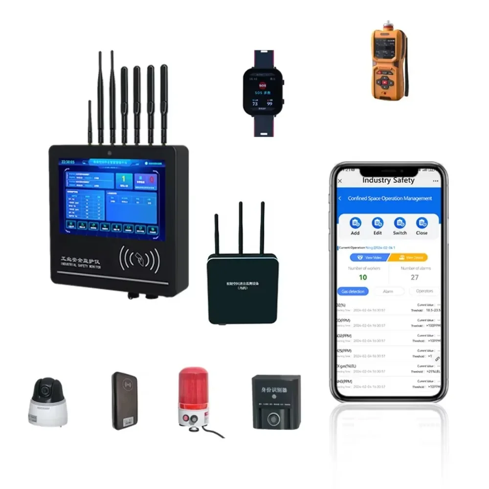 Smart Confined space monitoring system Other Security equipment Standard Versi  detector for Confined Space Monitoring