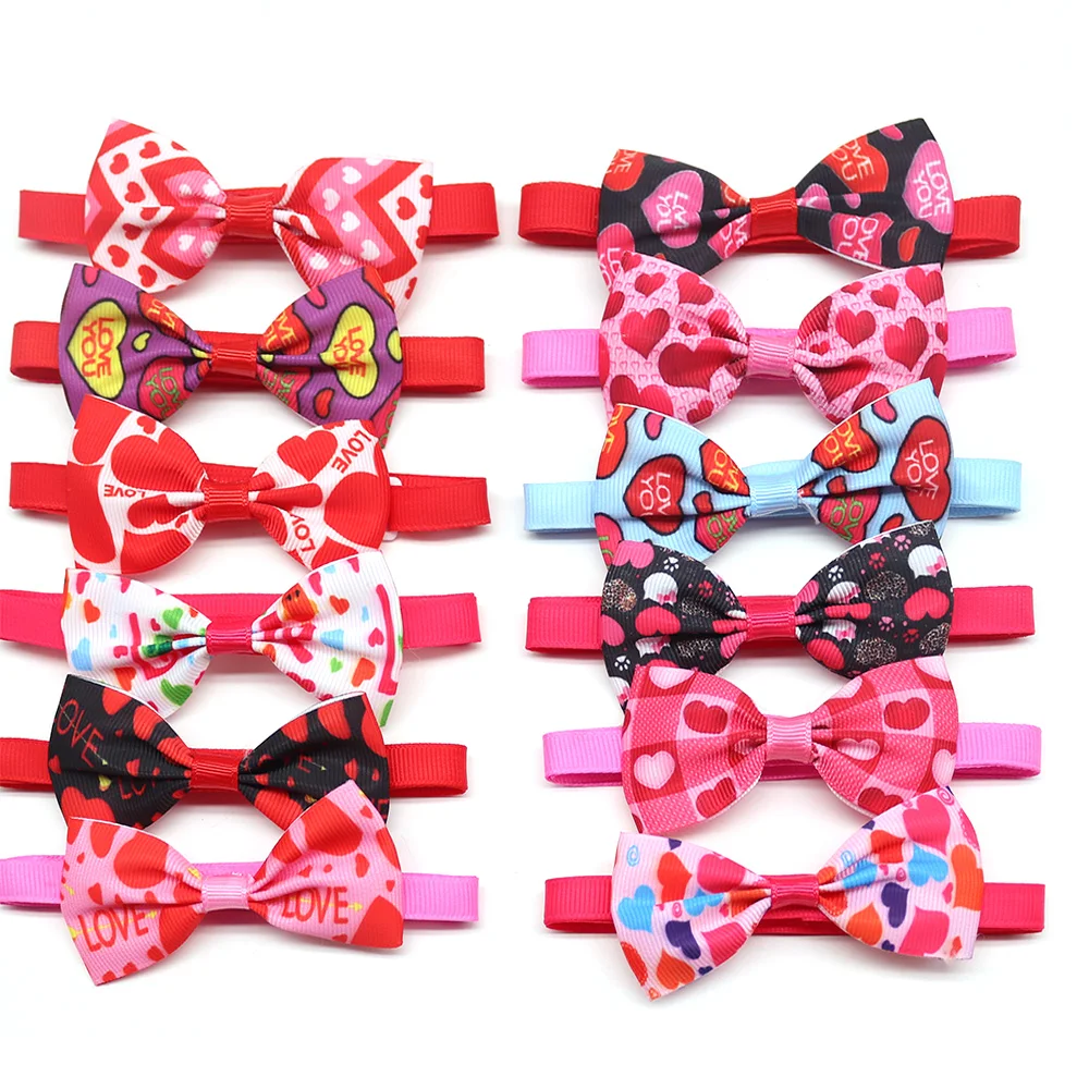 10pcs Dog Bow Tie Small Dog Cat Bowtie Collar Cute Fruit  Style Dog Supplies Dogs Pets Bowties  Dog Accessories For Small Dogs