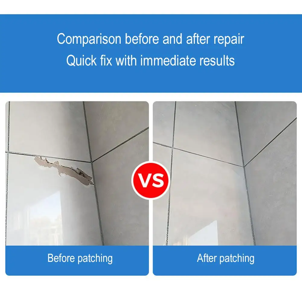 Tile And Ceramic Glaze Repair Paste Fix Tub Chips And Sink Cracks With Super Adhesion For Porcelain Ceramic Enamel