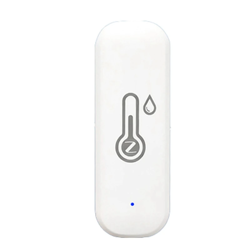 

Plastic Temperature Humidity Sensor Indoor Hygrometer APP Remote Real-Time Monitoring Works With Alexa Google