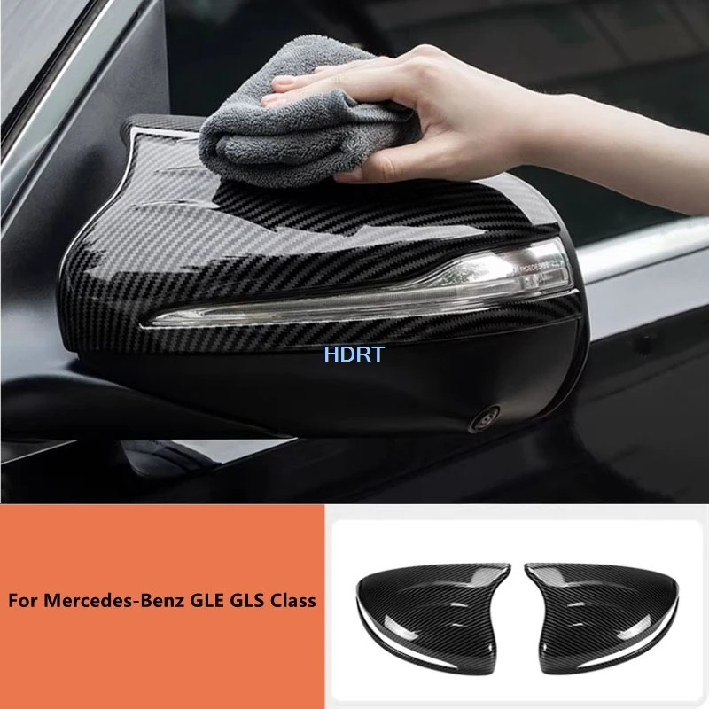 

For Mercedes-Benz GLE GLS Class W167 V167 X167 2020 + Car Style Rear View Mirror Cover Reverse Mirror Shell Case Kit Accessories
