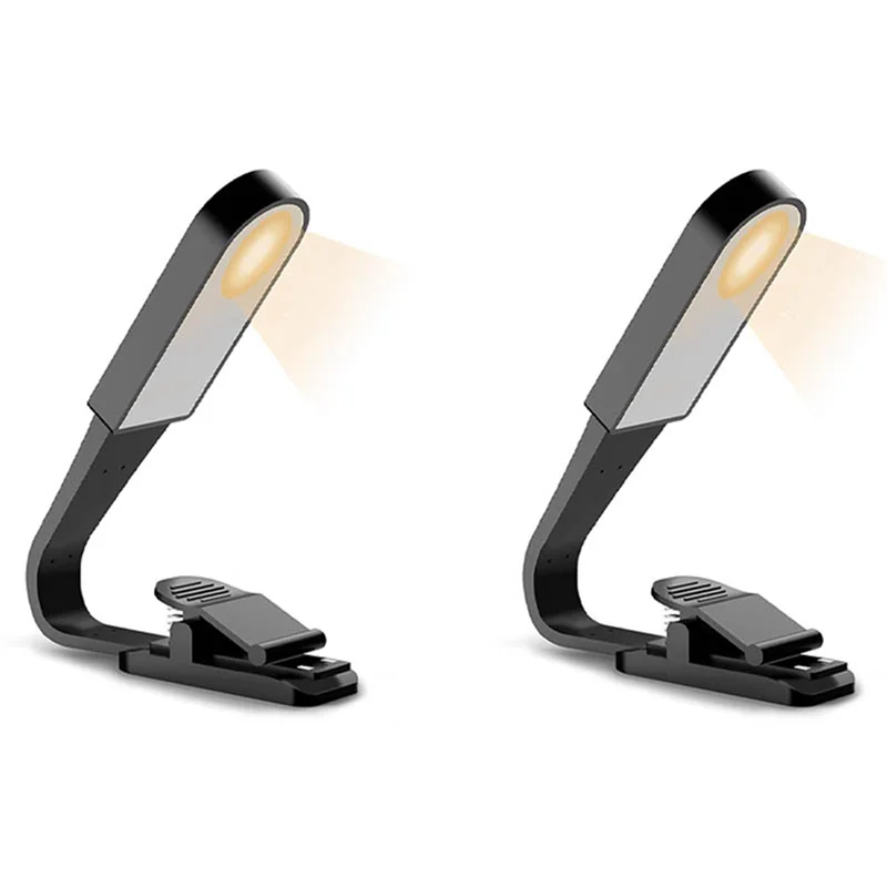 

ABUP-2X Book Light, USB Rechargeable Reading Light With Contact Sensor, Flexible Clip On Book Light For Reading In Bed