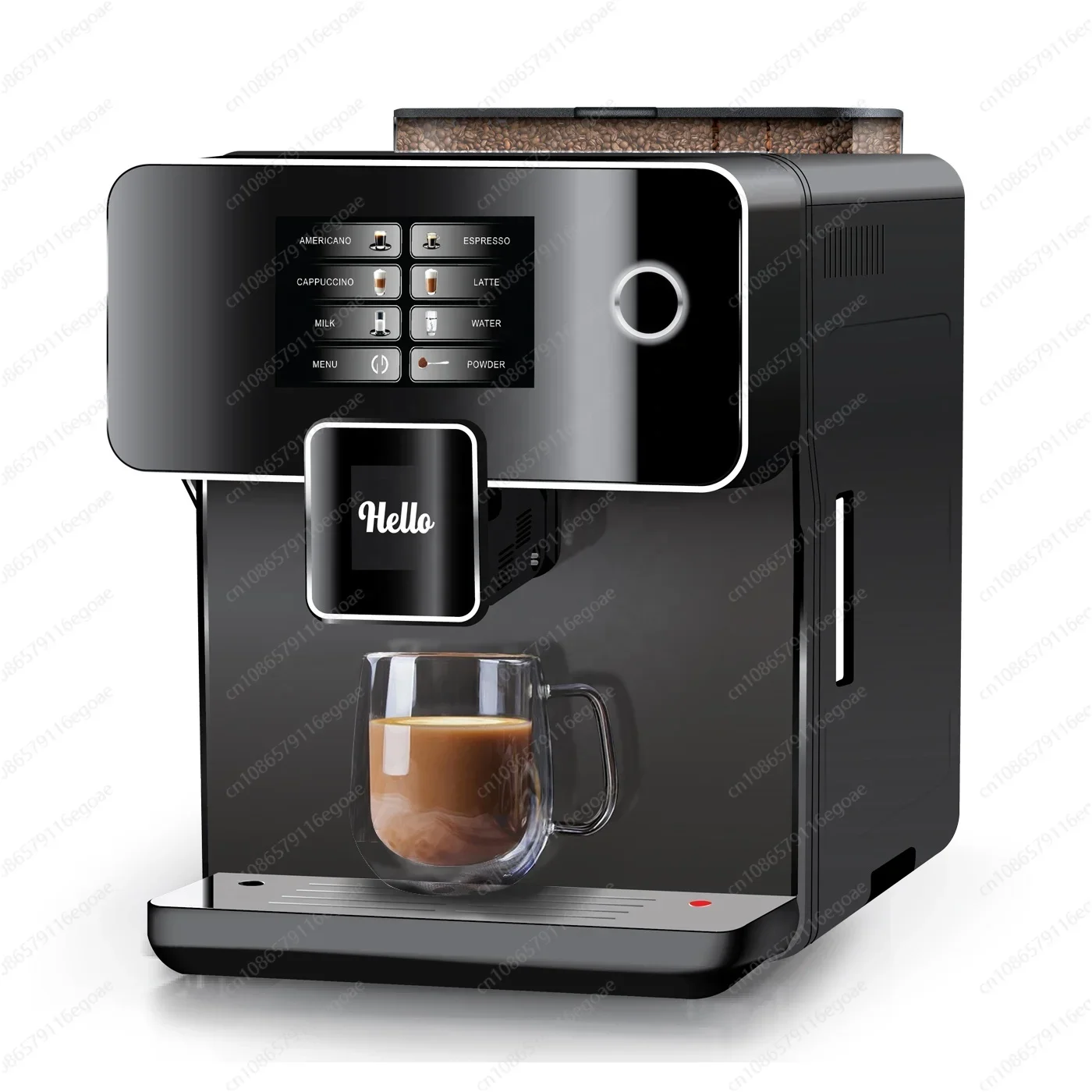 

Italian professional expresso commercial fully automatic espresso machine with grinder