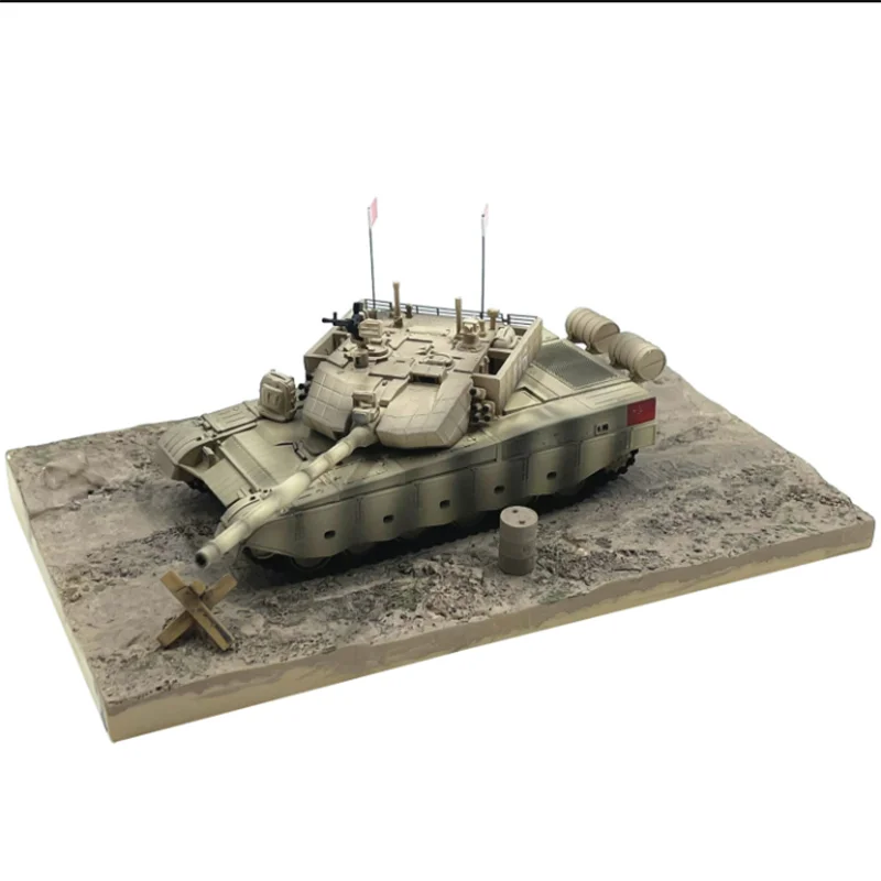 

Scale 1/72 ZTZ-99A Main Battle Tank Miniature Diecast Alloy Model Desert Scene Set Souvenir Collections Gift Toys For Boys