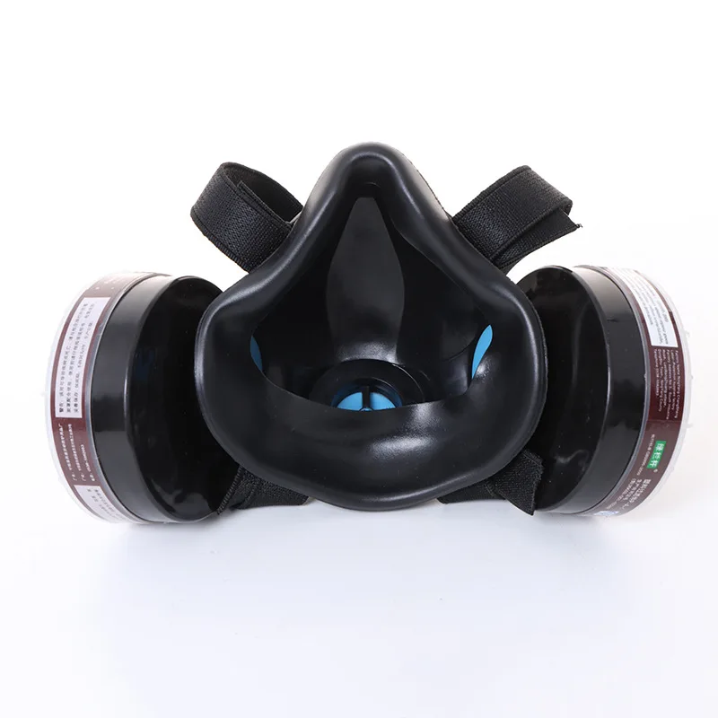 Black Dust Gas Respirator Half Face Industrial Mask Glasses P-A-1 Filtering Box For Painting Spraying Welding Work Safety