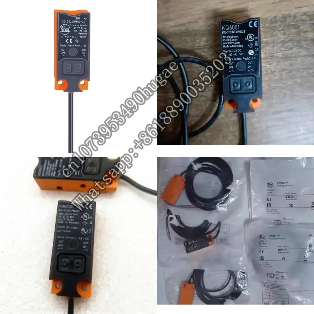 

Датчик приближения IFM KQ6002 для промышленного автоматизированного оборудования, систем управления ПЛК, детектор металла, датчик положения