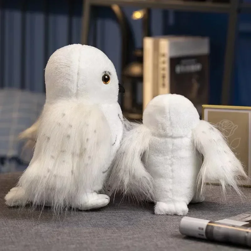 Hedwig Gufo Peluche Bambola Harries Potters Elfo magico Animali Periferiche di film Peluche Ornamenti carini Regali di compleanno per bambini