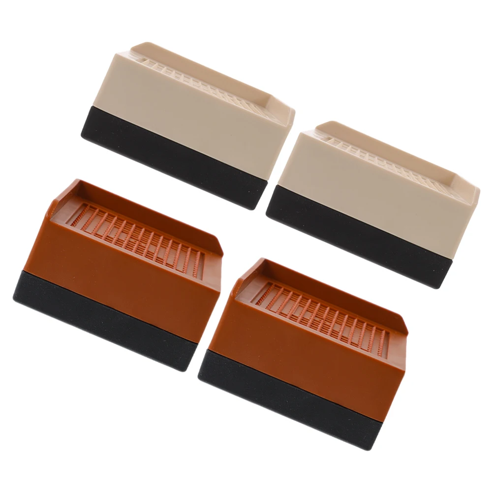 

4Pcs Bed Furniture Risers Heavy Duty Sofa Couch Chair Leg Lifters Desk Table Risers Bed Frame Storage Organizer