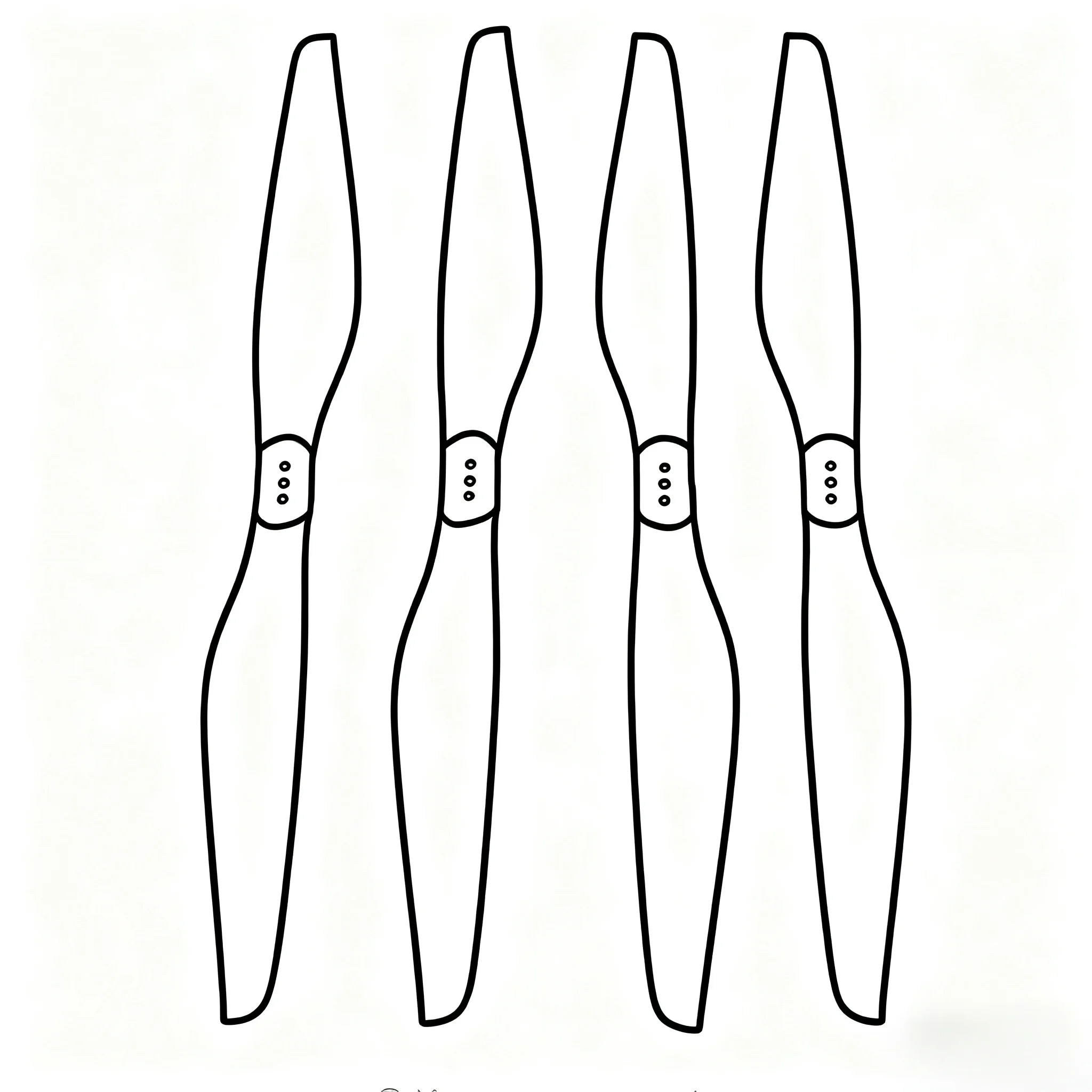 2 Pairs Carbon Fiber Propeller 1255,1355,1455,1555,1655,1755, 3K For Tiger Motor Quadcopter