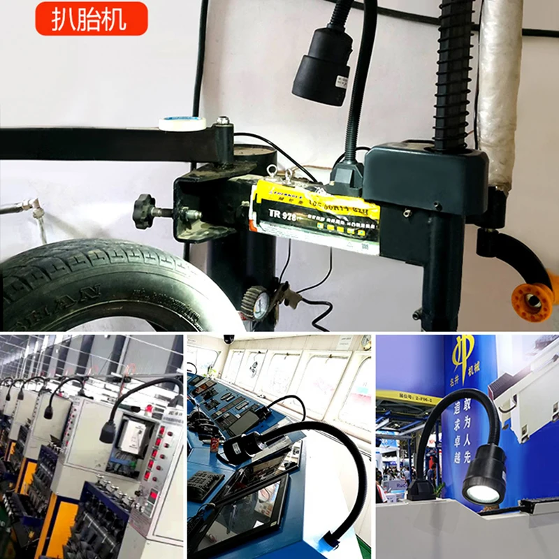 5w led luzes de trabalho da máquina lâmpada magnética substituível quente & frio luz e diferentes bases para escolher lâmpadas cnc industrial