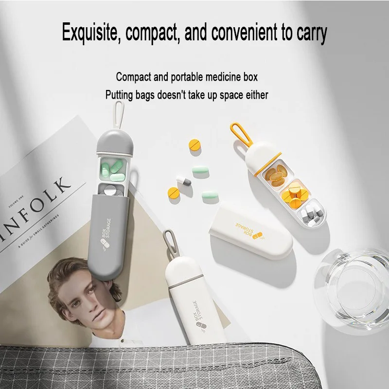منظم حبوب السفر المحمول، حاوية الرعاية الصحية اليومية المقاومة للرطوبة، صندوق حبوب الدواء، صندوق جيب حبوب السفر #2
