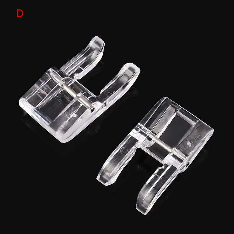 Sewing Accessories Feet For Household Machine Open Toe Embroidery Presser Foot Domestic Snap On Transparent Brother Singer Clear