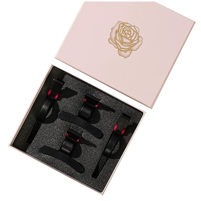 

M17K-Зажимы для волос для Dyson Airwrap, набор из 4 шт., 2 широких зажима и 2 противоскользящие ручки, номер детали 973267-01 для укладки розово-красного цвета