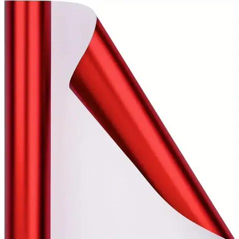 Premium Matte Chrome Metallic Red Vinyl Wrap Film Self Adhesive Automotive Car Decal Wrapping Foil with Air Release Bubble