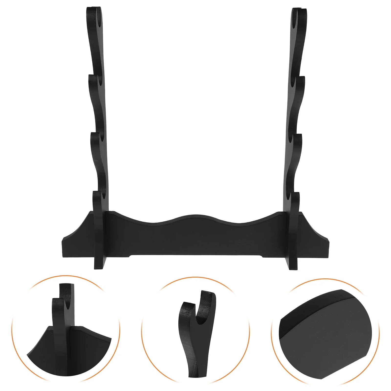 

Desktop Sword Holder Stand Multilayer Storage Display Rack for Samurai Medieval Swords Flutes Tabletop Sword Organizer Display
