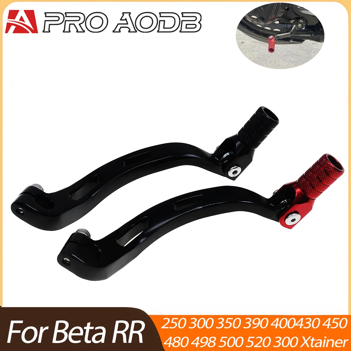 For Honda BETA 250 300 350 390 400 430 450 480 498 500 RR Xtainer 2010-2019 Dirt Bike Motocross CNC Gear Shifter Shift Lever