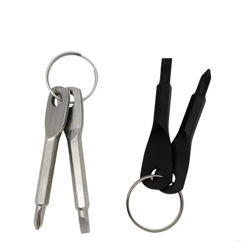 B46A Multifunctional Mini Pocket Tool Portable with Key Rings Pocket Screwdriver