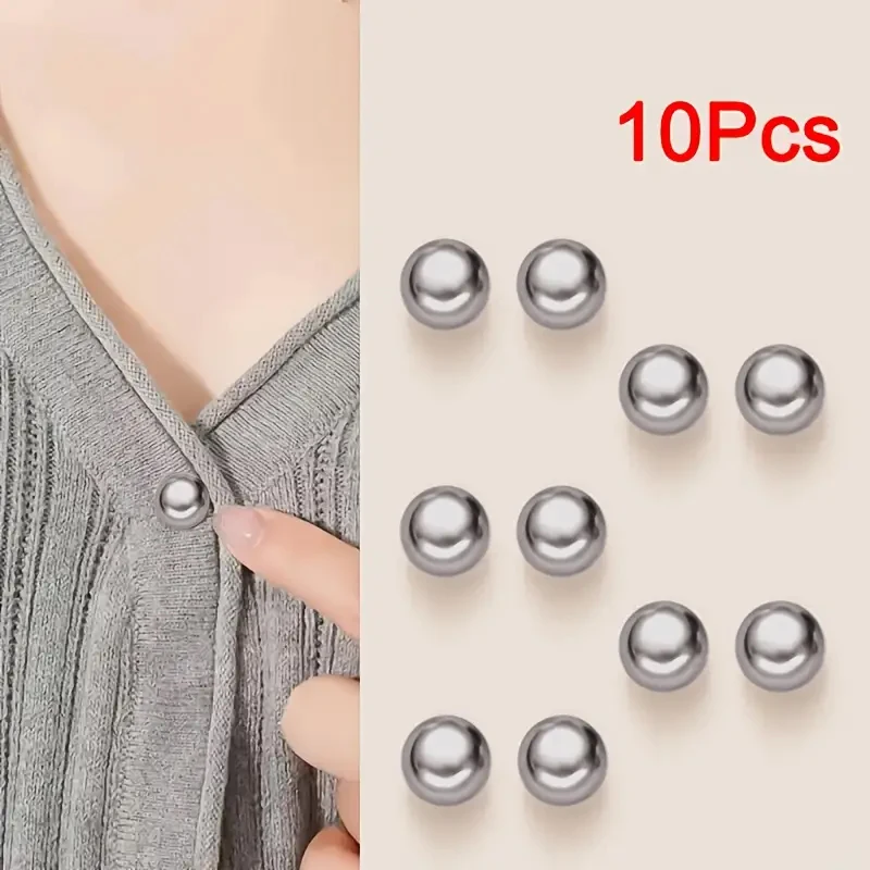 10 stks Parel Knop Pins, DIY Decoratieve Veiligheidsknop Covers Voor Schoenen, Hoeden, Tassen, Sjaals, Kraag Naald Gesp Vaste Pin Broche