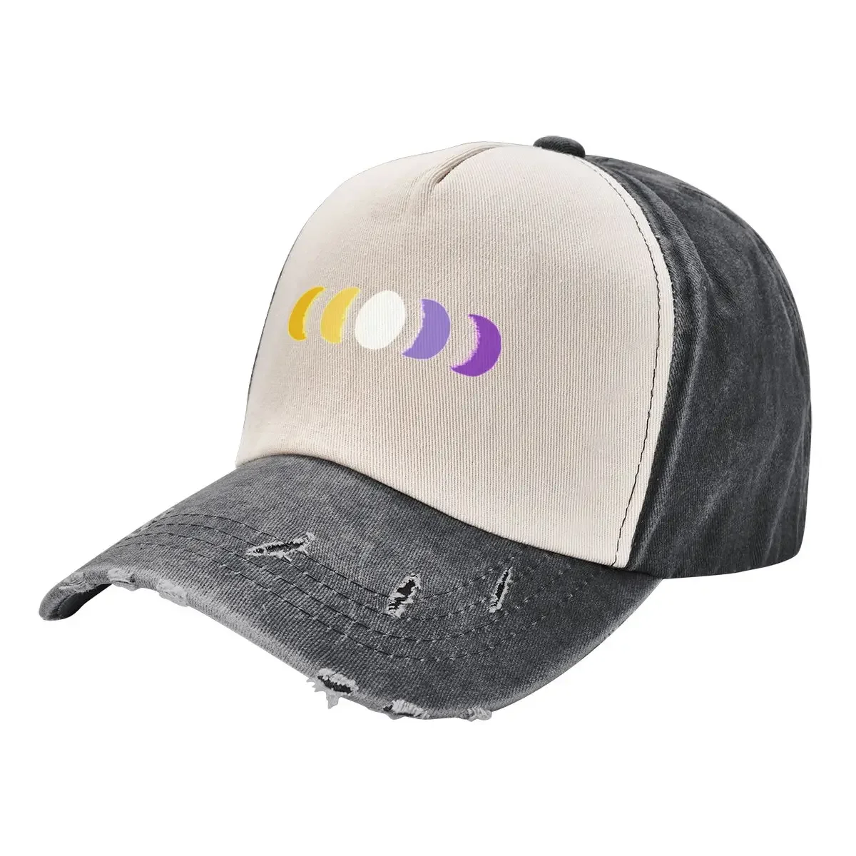 nonbinary moon phases Baseball Cap fishing hat Beach Bag Men's Caps Women's