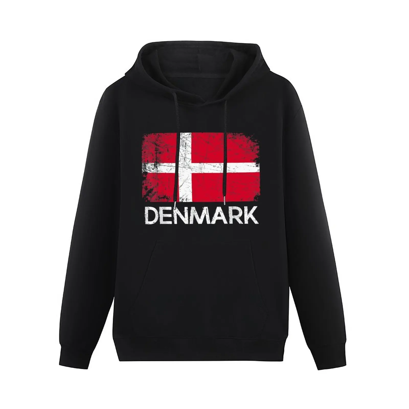 Men Women Hoodies Denmark Flag Danes Country Map Hoodie Pullover Hip Hop Hooded Sweatshirt Cotton Unisex