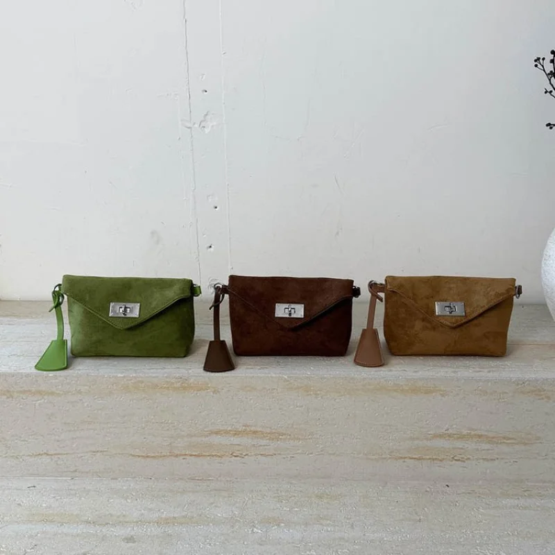 حقيبة كروس نسائية مصنوعة من الجلد المنقوش باللوتس، مظهر باريس كاجوال عتيق أنيق للاستخدام اليومي #4