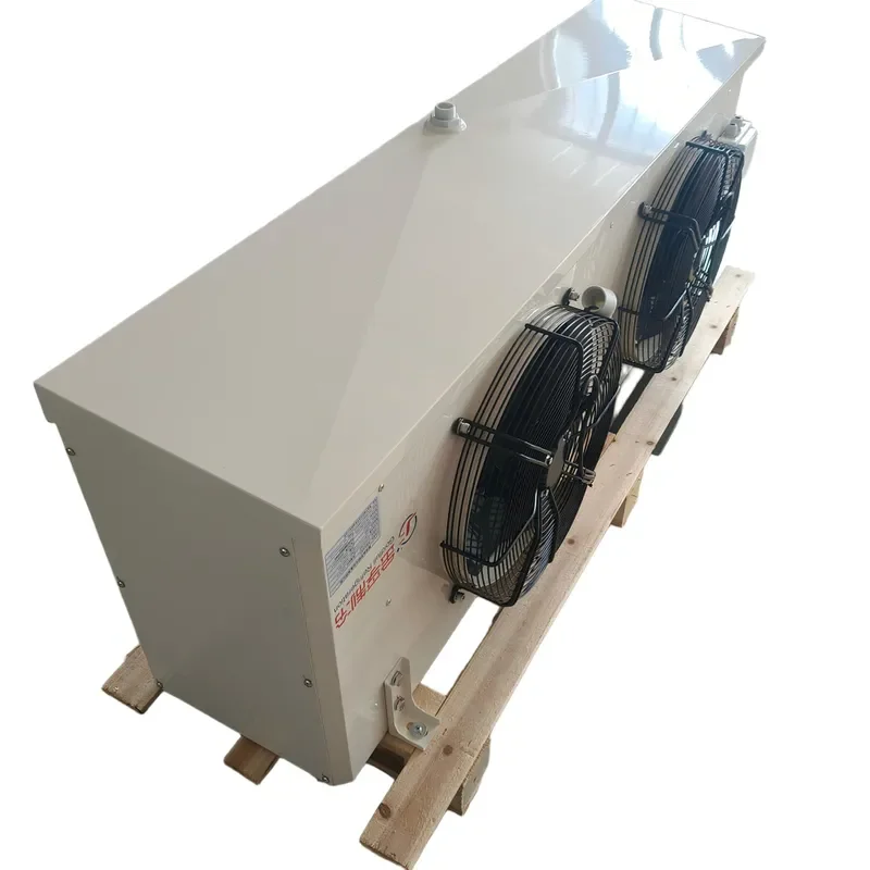 Horizontal Double Fan Air Cooler for Cryogenic Circulation Equipment in Refrigeration Workshop