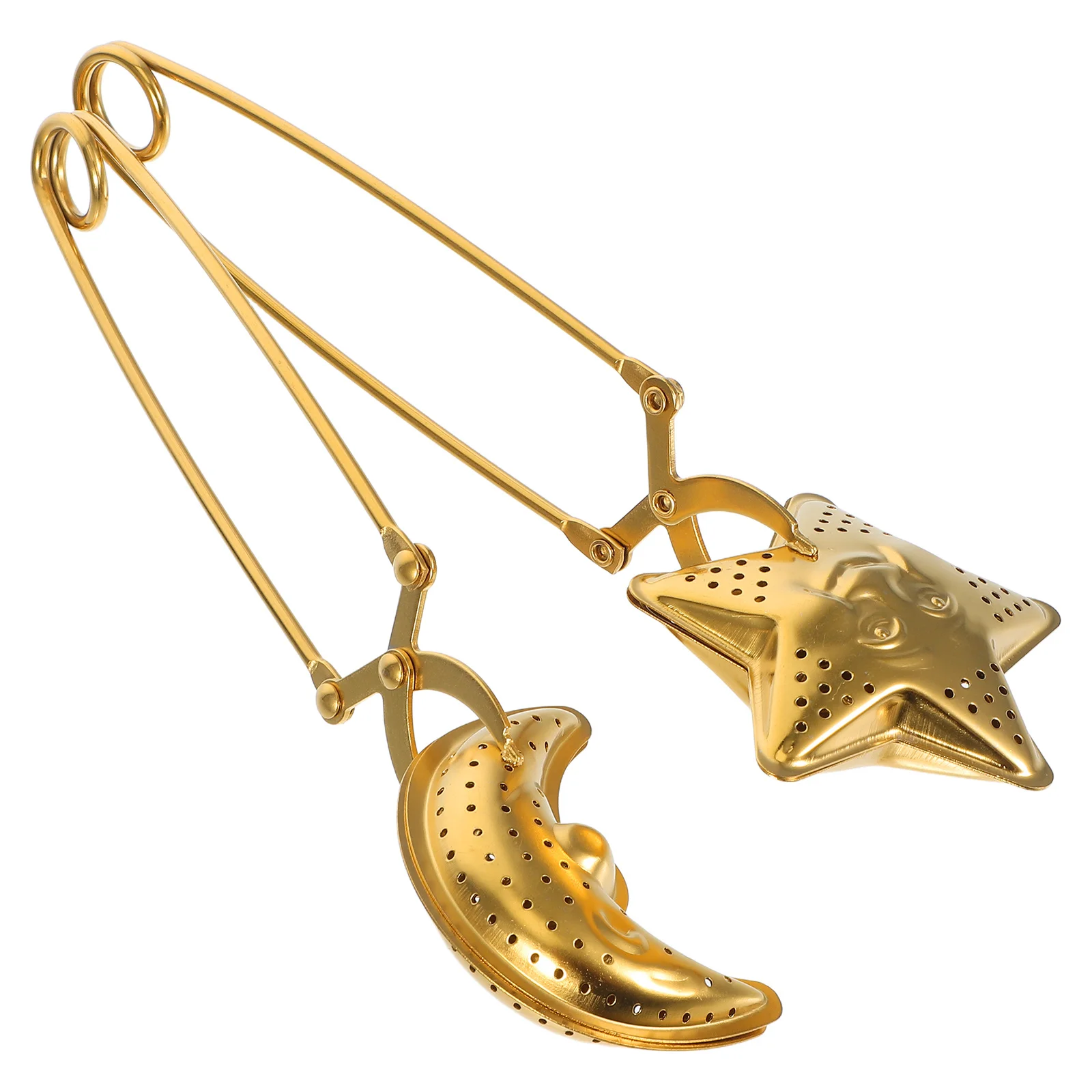 

2pcs Infuser With Handle Stainless Steel Ball Strainer For Loose Leaf Tea Reusable Tea Filter Tong Kitchen Bar Tool