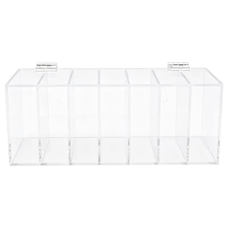 -[33A Tvdae] Acrylic Day Of The Week Covered Label Dispenser 7-Slot Dispenser Day Of The Wall Mount Sticker Roll Dispenser (No L