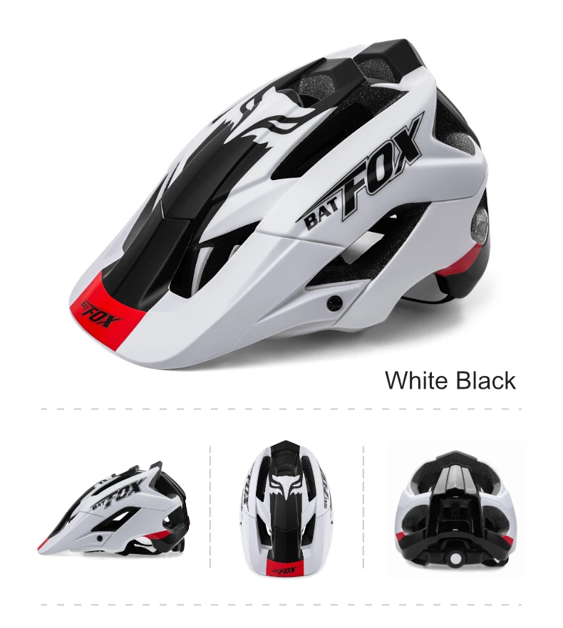 BATFOX Fahrradhelme für Herren und Damen, leichter Rennrad- und Mountainbike-Helm, MTB-Fahrsicherheitshelm, Elektroroller-Fahrradausrüstung – Detail 12